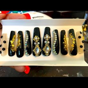 Xxl black nails